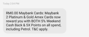 maybank 2 cards