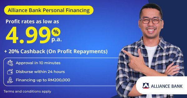 20% Cashback on profit repayment!