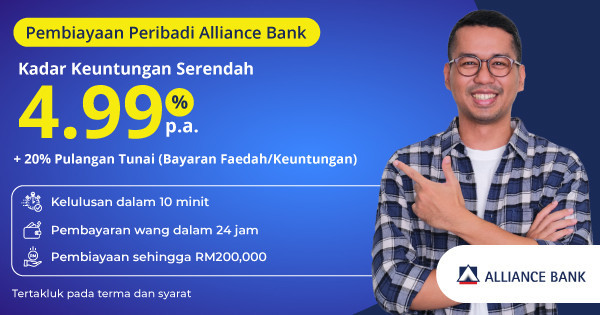20% pulangan tunai atas pembayaran balik keuntungan!