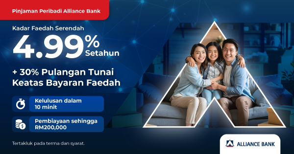 30% pulangan tunai atas pembayaran balik keuntungan!