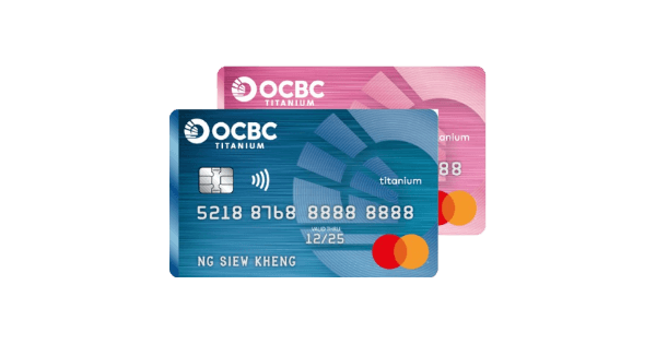 Ocbc Mastercard Blue OCBC Titanium MasterCard (Blue/Pink) - Up To 12x OCBC$!