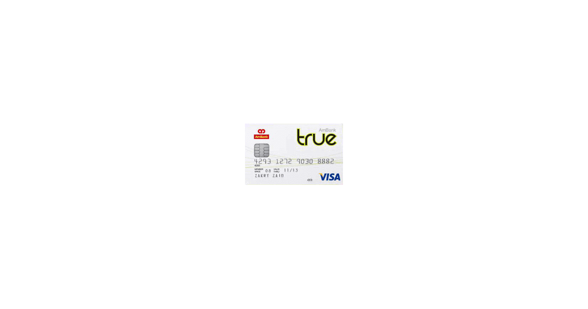 Ambank True Visa Credit Card 0 Interest On All Purchases