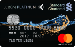 Standard Chartered Kad JustOne Platinum Mastercard