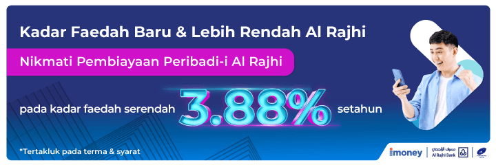 Kadar faedah bary & lebih rendah al rajhi, nikmati pembiayaan peribadi-i Al rajhi, pada kadar faedah serendah 3.88% setahun