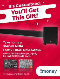 Take Home Xiaomi Mijia Home Theather Speaker when you apply for an hsbc credit card