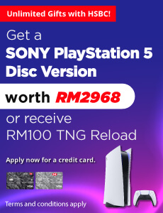Get a Sony Playstation5 with HSBC
