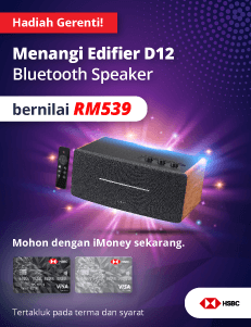 Menangi Edifier D12 Bluetooth Speakers bernila RM539